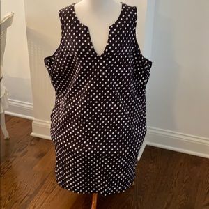 Polk a dot, Lands End, 2X dress